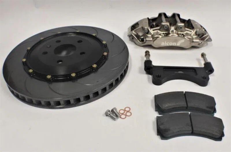 Alcon BRK.200527, Chevrolet Corvette C8 (OEM Wheels) 6 Piston 380x36mm Front Street Kit - Nickle Plated