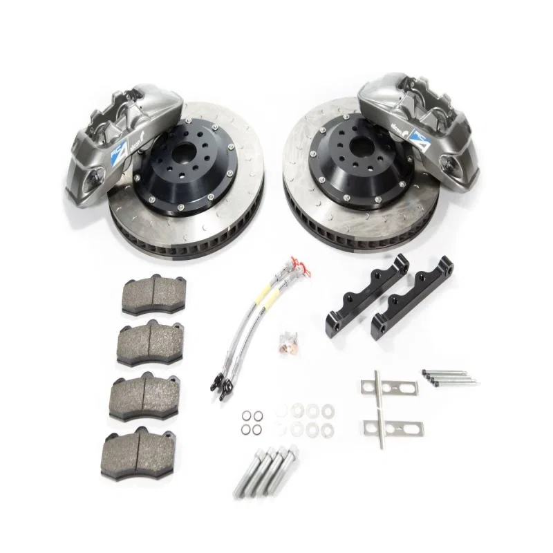 Alcon ALABKR6959B06, 2009+ Nissan GT-R R35 380x33mm Rotor 4 Piston Caliper RC4 Rear Axle Kit - Red