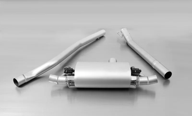 Remus 504013 1500, 13-18 Mercedes A 45 AMG Cat Back Exhaust (Connection Tubes Req)