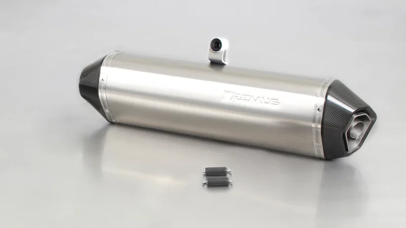 Remus 4882 085208, 08-12 BMW F 650 GS E8GS 52 kW Hexacone Titanium Slip On