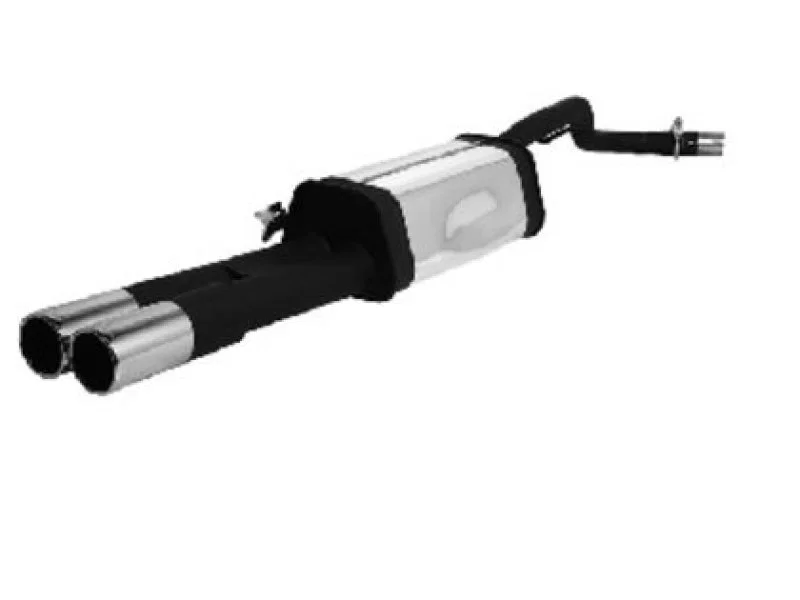 Remus 806007 0504, 2000 Skoda Fabia (Not For Station Wagon) 1.9L TDI Axle Back Exhaust