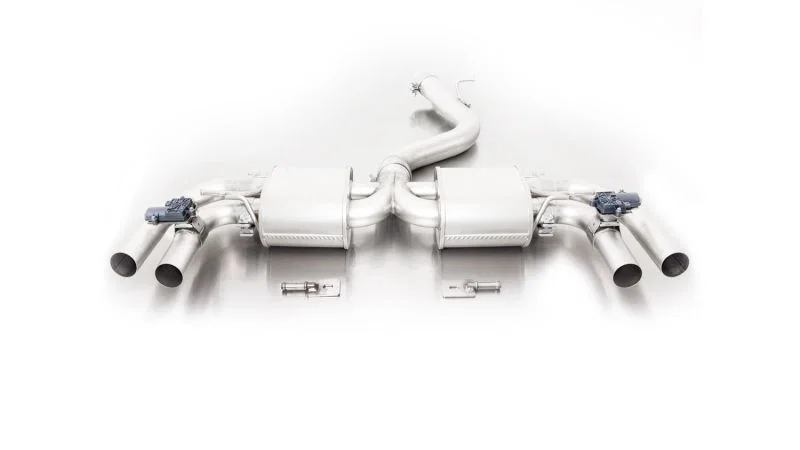 Remus 047015 1500, 2015 Audi RS3 Sportback 2.5L Turbo Axle Back Exhaust (Front Section Pipe & Tail Pipes Req)