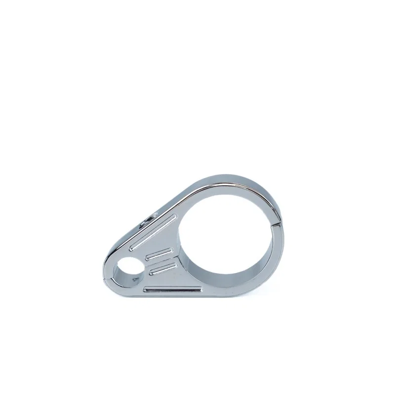 Bikers Choice 489795, 1 1/4 Inch Slotted Chrome Clutch Cable Clamp