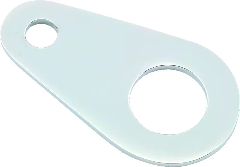 Bikers Choice 492790, Chrome Custom Single Hole Universal Ignition Switch Bracket Replaces H-D 69024-77