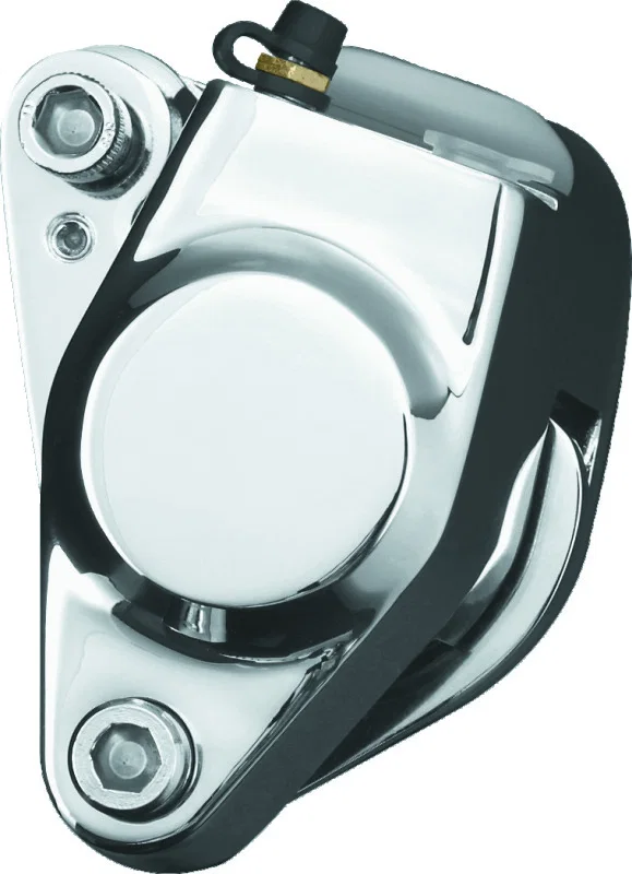 Bikers Choice 601730, 84-99 Big Twin Chrome Front 2 Piston Caliper Assembly W/Pads Replaces H-D 44046-84C