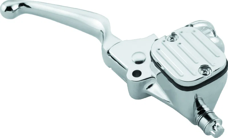 Bikers Choice 489987, Chrome 96-07 FL 96-10 ST Dyna 96-03 XL 9/16 Bore Chopped Handlebar Master Cylinder