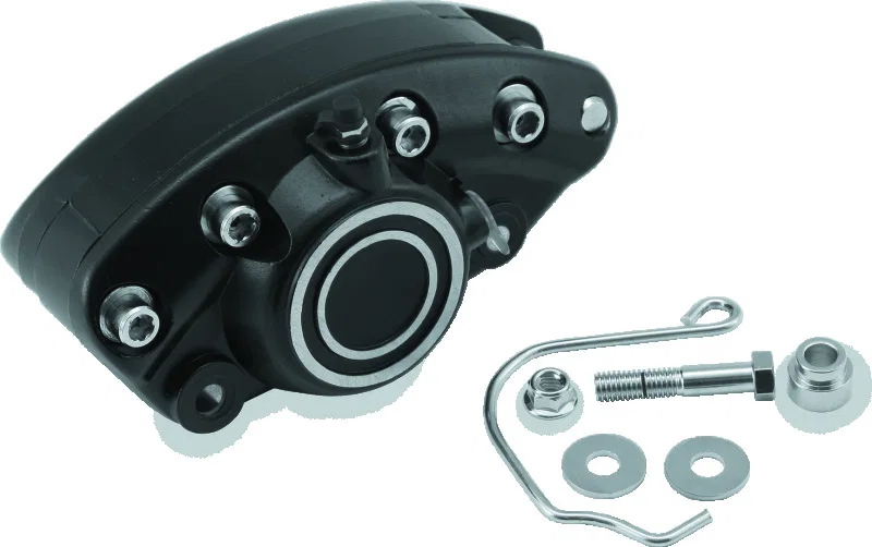Bikers Choice 601822, 73-84 FL Black Front Banana Caliper Replaces H-D 44006-80