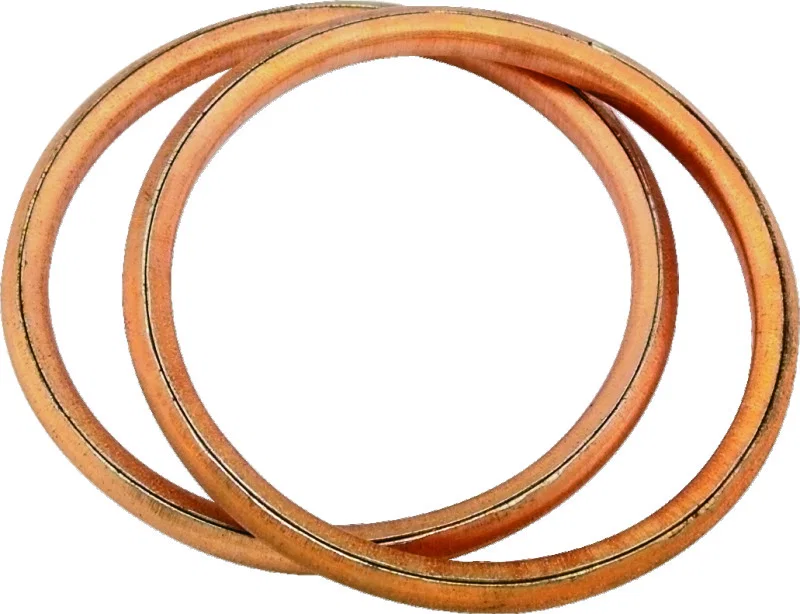 Bikers Choice 491252, 66-84 Shovelhead Choice Round Copper Exhaust Gaskets Pr
