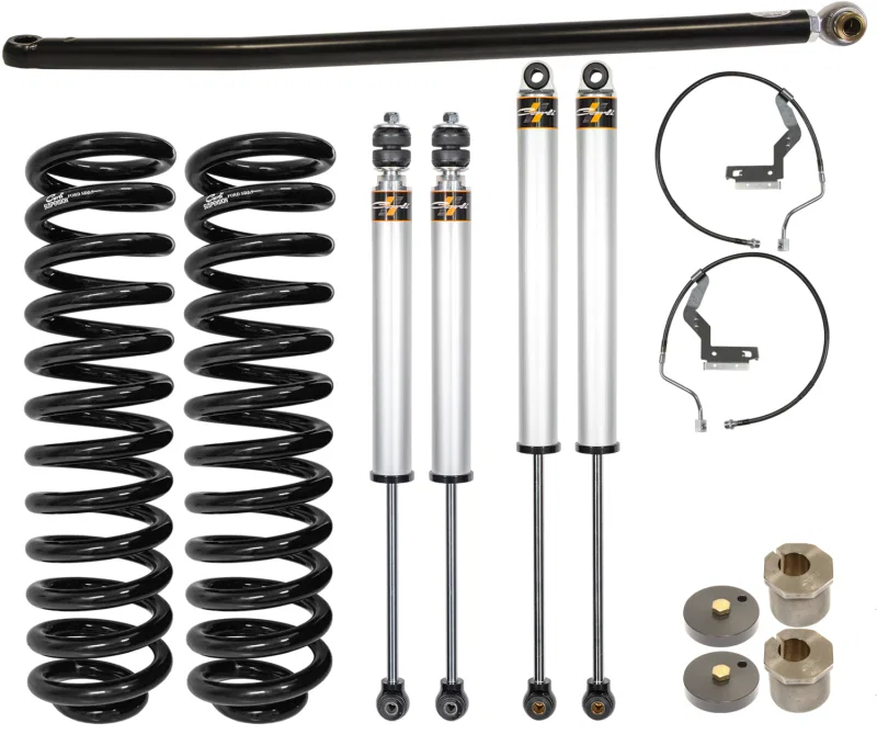 Carli CS-FLVL-COM-CS-11-PAP, 11-16 Ford F250/F350 Super Duty Commuter Leveling System
