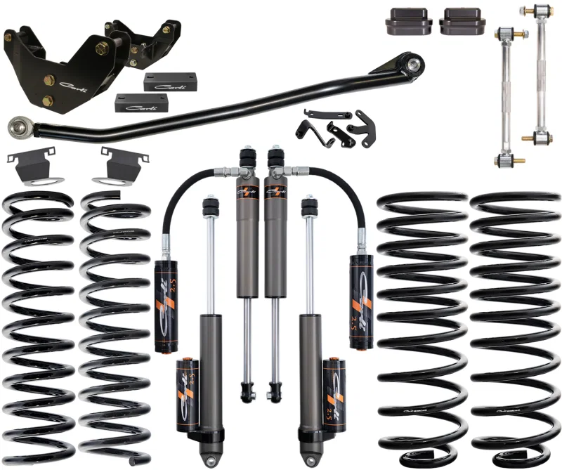 Carli CS-D3-PF-1419-D-R2, 14-26 Ram 2500 Diesel Pathfinder 3.25in Lift System w/ R2 Rear Coils