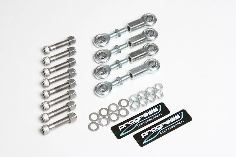 Progress Technology 67.50.0480, Tech 97-13 Chevrolet Corvette (C5/C6) 3-Piece End Link Kit (Pair) - Front & Rear