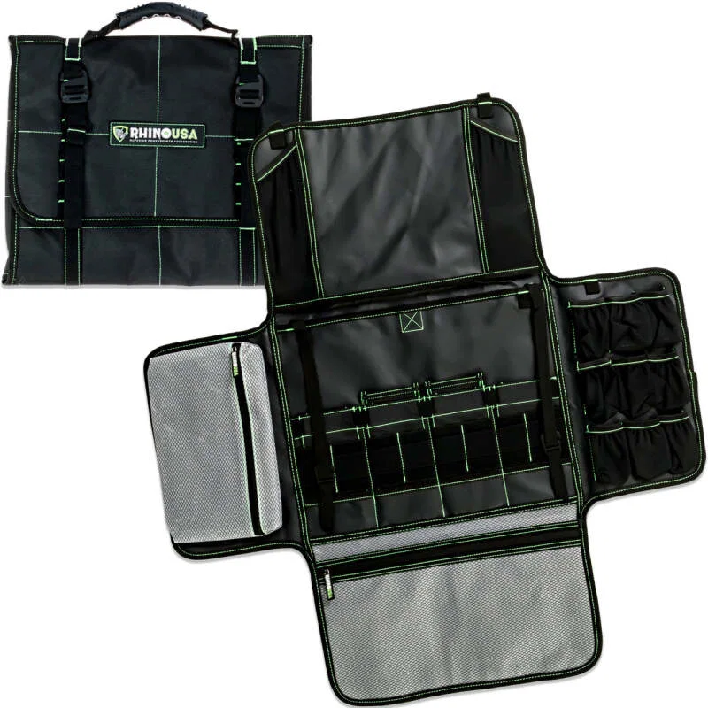 Rhino USA AC-SBCAMPKIT-BLK, Camp Kitchen Organizer Bag (Black)