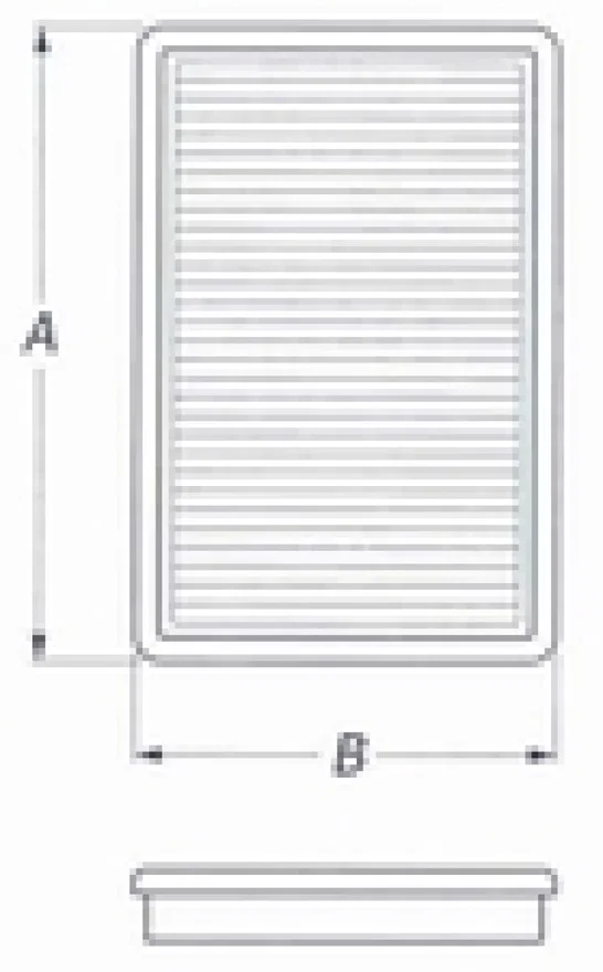 BMC FB580/20, 03-07 Hyundai Avante III 1.6L Replacement Panel Air Filter
