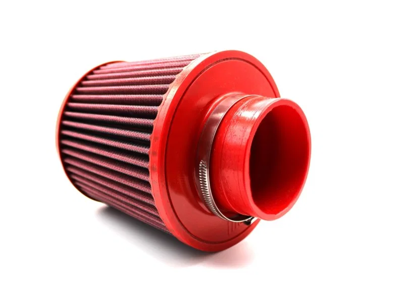 BMC FBTW76-140P, Twin Air Universal Conical Filter w/Polyurethane Top - 76mm ID / 140mm H