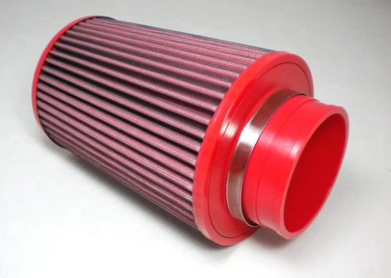 BMC FBTW90-200, Twin Air Universal Conical Filter w/Metal Top - 90mm ID / 203mm H