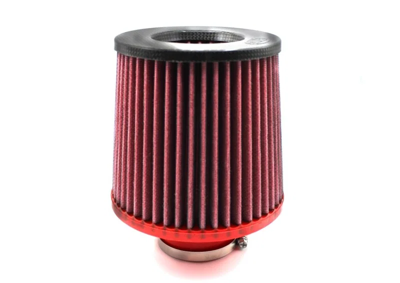 BMC FBTW60-140C, Twin Air Universal Conical Filter w/Carbon Top - 60mm ID / 140mm H