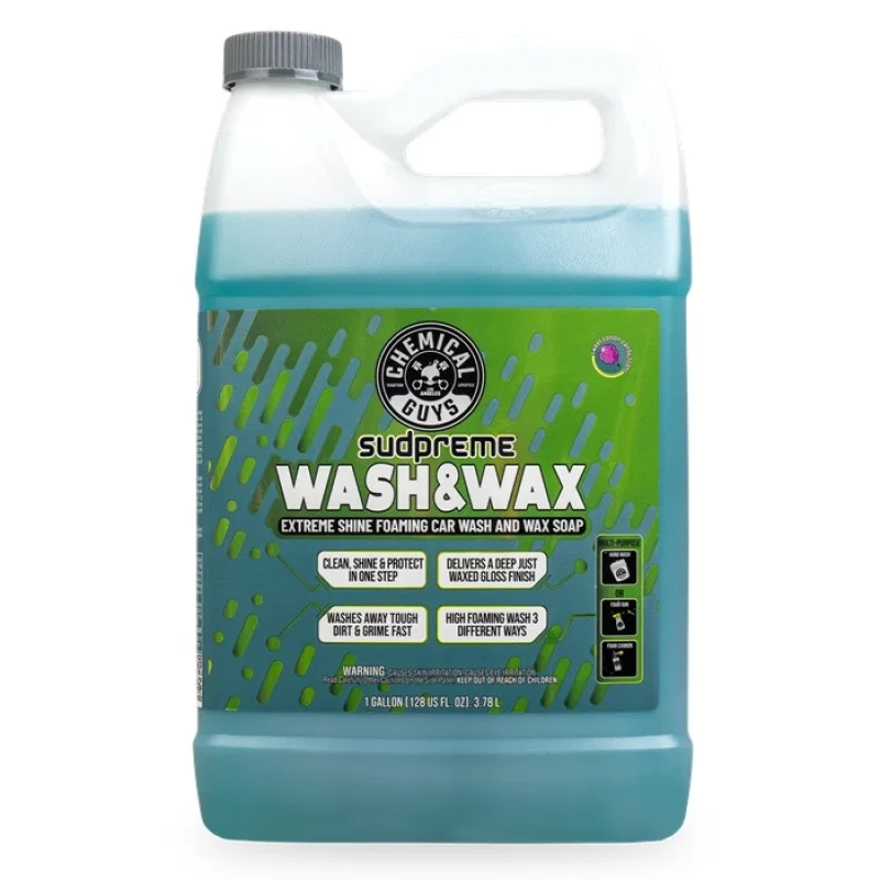 Chemical Guys CWS102, Sudpreme Wash & Wax Car Wash Soap - 1 Gallon
