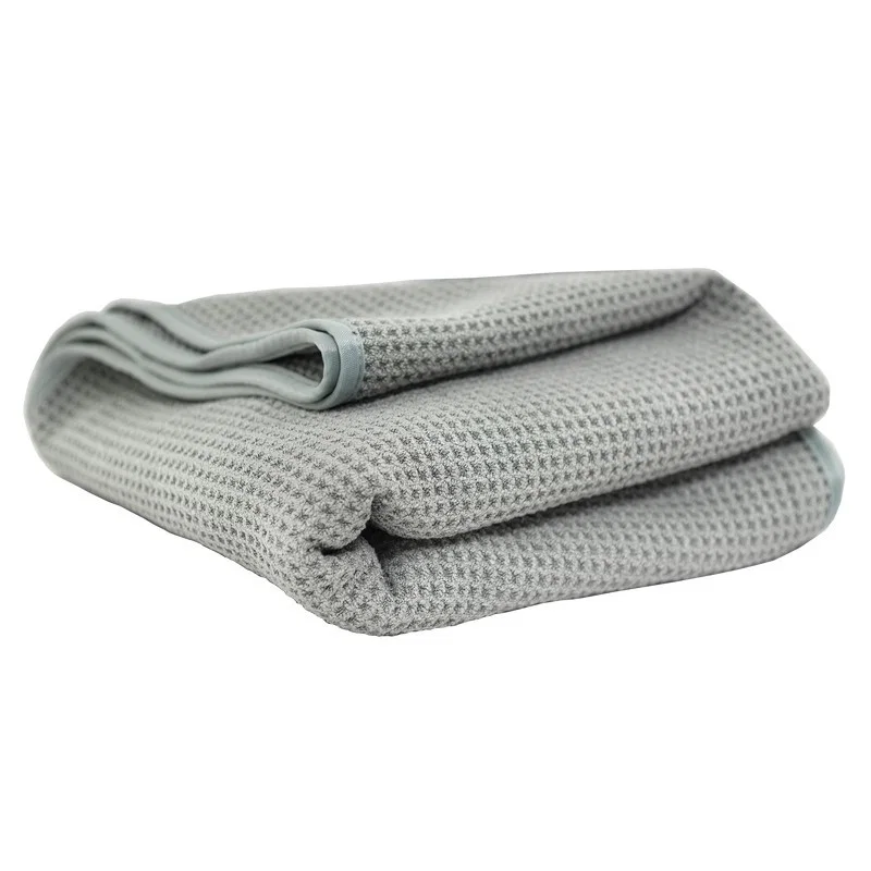 Chemical Guys MIC_781_01, Waffle Weave Gray Matter Microfiber Drying Towel - 36in x 25in