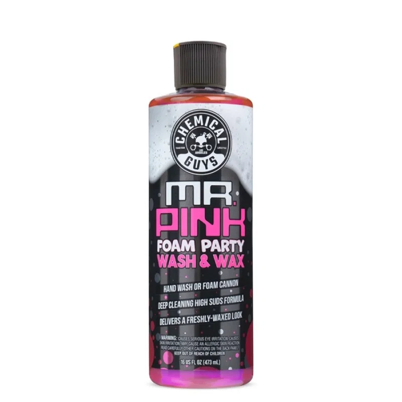 Chemical Guys CWS22116, Mr. Pink Foam Party Vehicle Wash Soap- 16oz