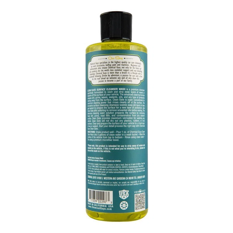 Chemical Guys CWS80316, Clean Slate Surface Cleanser Wash Soap - 16oz