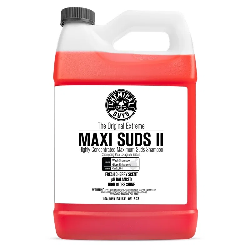 Chemical Guys CWS_101, Maxi Suds II Super Suds Car Wash Shampoo - 1 Gallon