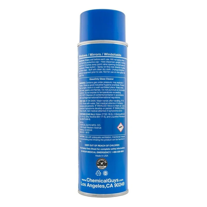 Chemical Guys CLDSPRAY100, Glass Only Foaming Aerosol Glass Cleaner - 1 Can