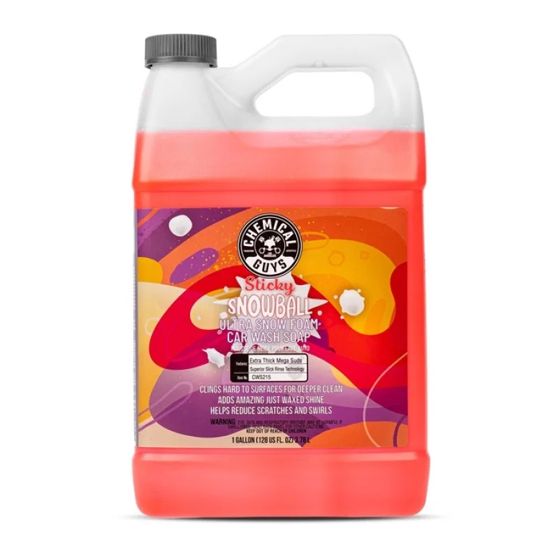 Chemical Guys CWS215, Sticky Snowball Snow Foam Auto Wash - 1 Gallon