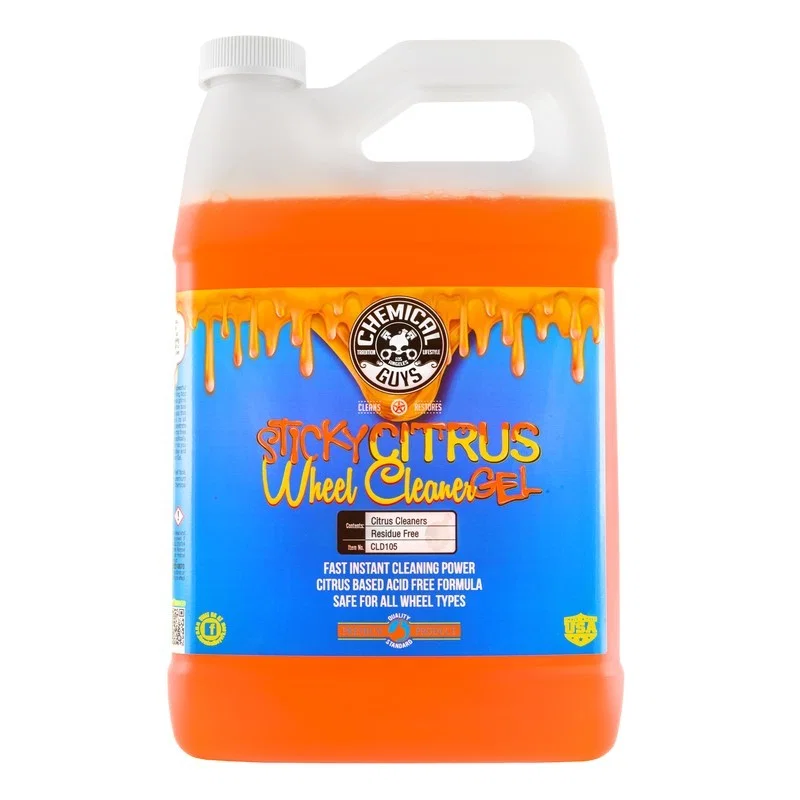 Chemical Guys CLD105, Sticky Citrus Wheel & Rim Cleaner Gel - 1 Gallon