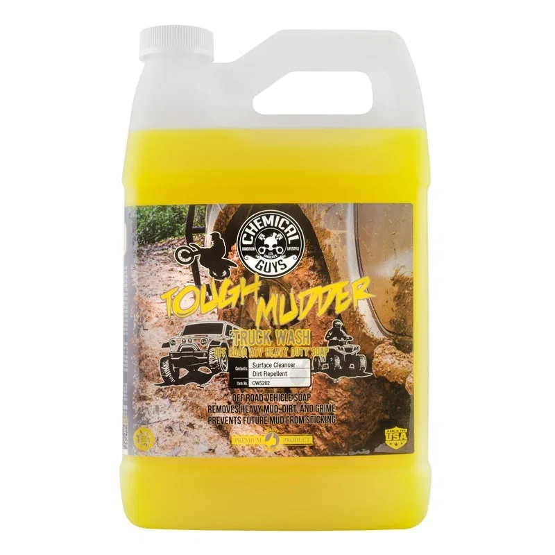 Chemical Guys CWS202, Tough Mudder Off-Road Truck/ATV Heavy Duty Wash Soap - 1 Gallon