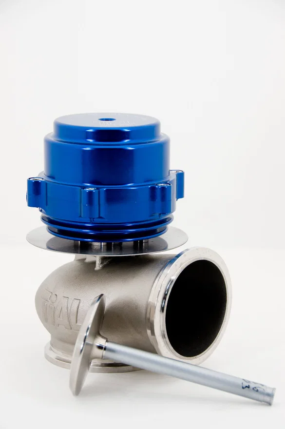TiALSport 002615, V60 Wastegate 60mm .149 Bar (2.17 PSI) w/Clamps - Blue
