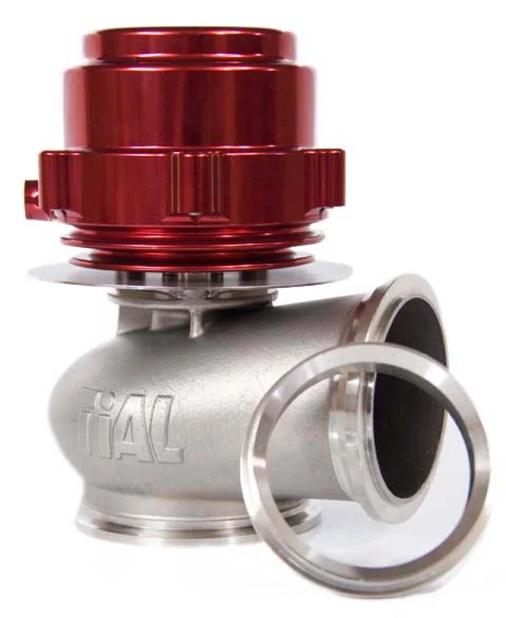 TiALSport 002618, V60 Wastegate 60mm .149 Bar (2.17 PSI) w/Clamps - Red