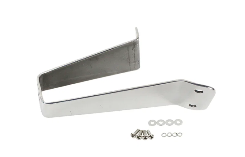 Kentrol 30460, 76-95 Jeep Wrangler YJ Tailgate Tire Stop - Polished Silver