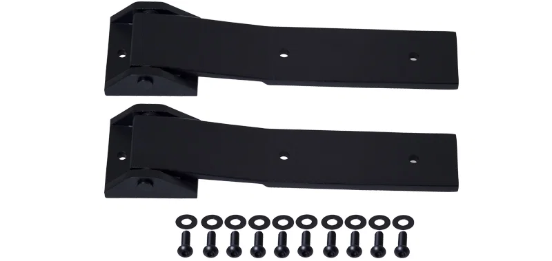 Kentrol 80578, 07-18 Jeep Wrangler JK Tailgate Hinge Pair - Textured Black