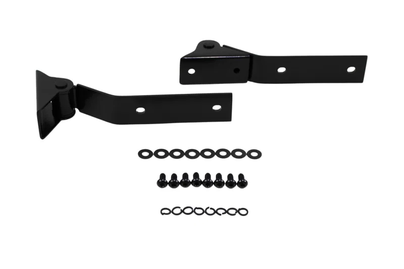 Kentrol 50442, 87-95 Jeep Wrangler YJ Tailgate Hinge Pair - Powdercoat Black