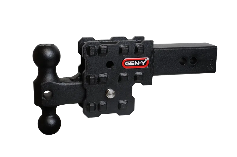GEN-Y Hitch GH-2412X, Phantom-X 2.5in Solid Shank 2.5in Drop 1.6K TW 16K Hitch w/GH-051 (No Flat Towing)