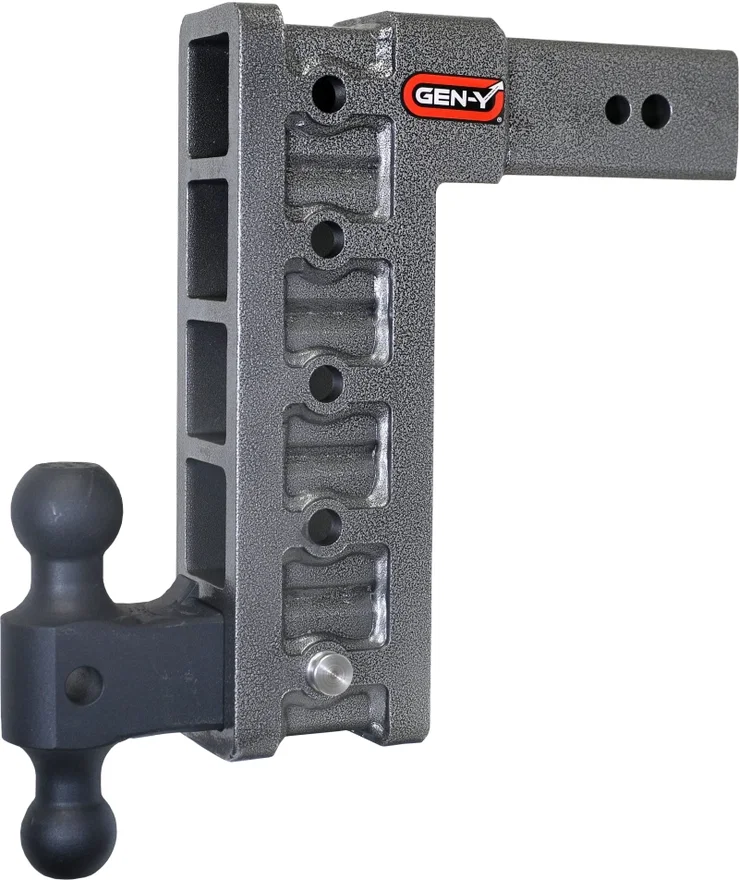 GEN-Y Hitch GH-1715, Mega Duty 3in Shank 12in Drop 3.5K TW 32K Hitch w/GH-0161 Dual-Ball