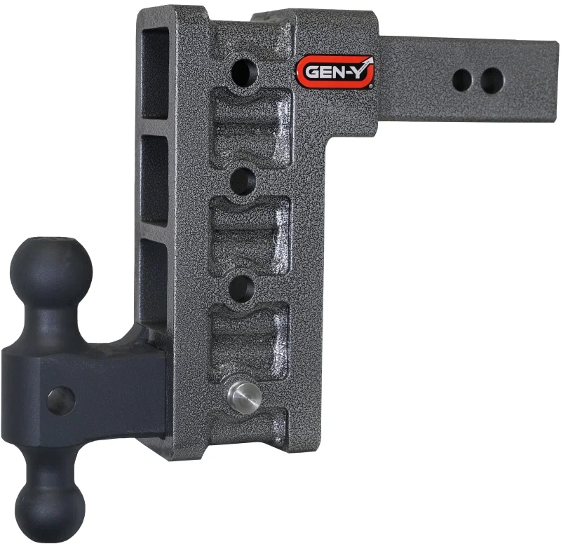 GEN-Y Hitch GH-1614, Mega Duty 2.5in Shank 9in Drop 3.5K TW 32K Hitch w/GH-0161 Dual-Ball