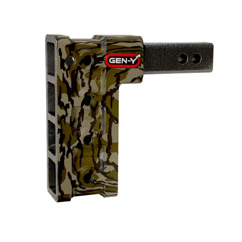 GEN-Y Hitch GH-604-MO, Mega Duty 2.5in Shank 9in Drop 3K TW 21K (Hitch Only) - Mossy Oak