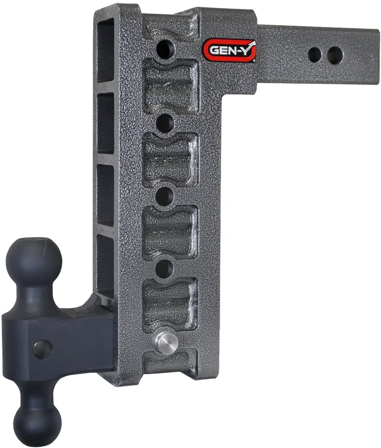 GEN-Y Hitch GH-1615, Mega Duty 2.5in Shank 12in Drop 3.5K TW 32K Hitch w/GH-0161 Dual-Ball