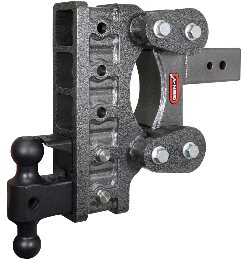 GEN-Y Hitch GH-2225, The Boss Torsion-Flex 3in Shank 9in Drop 32K Hitch w/GH-0161 Dual-Ball/GH-0162 Pintle Lock