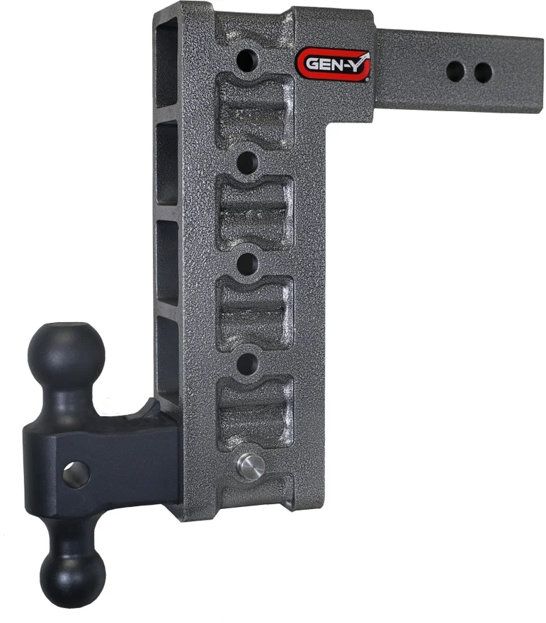 GEN-Y Hitch GH-615, Mega Duty 2.5in Shank 12in Drop 3K TW 21K Hitch w/GH-061 Dual-Ball