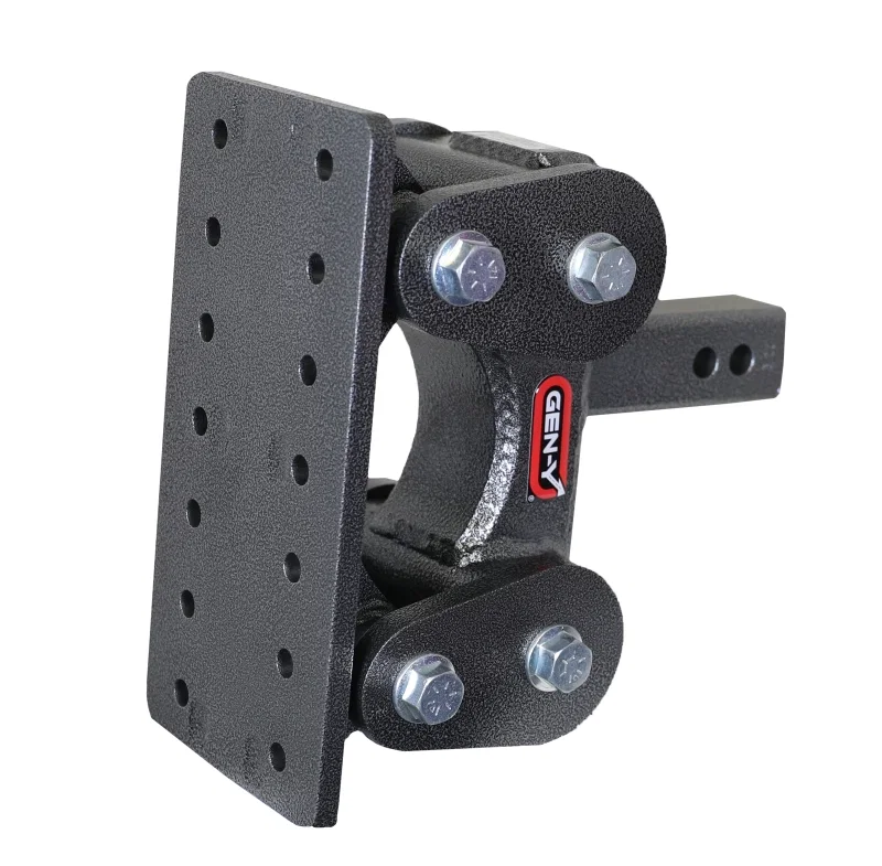 GEN-Y Hitch GH-1201, The Boss Torsion-Flex Pintle Plate 2in Shank 5.5in Drop 1.7K TW 16K Hitch
