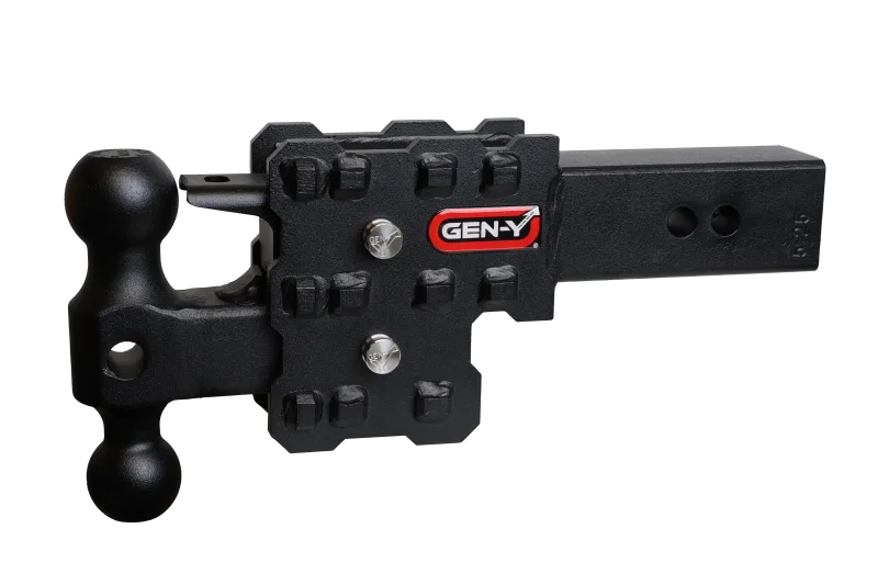 GEN-Y Hitch GH-2422X, Phantom-X 2.5in Solid Shank 2.5in Drop 1.6K TW 16K Hitch w/GH-051 & GH-032 (No Flat Towing)
