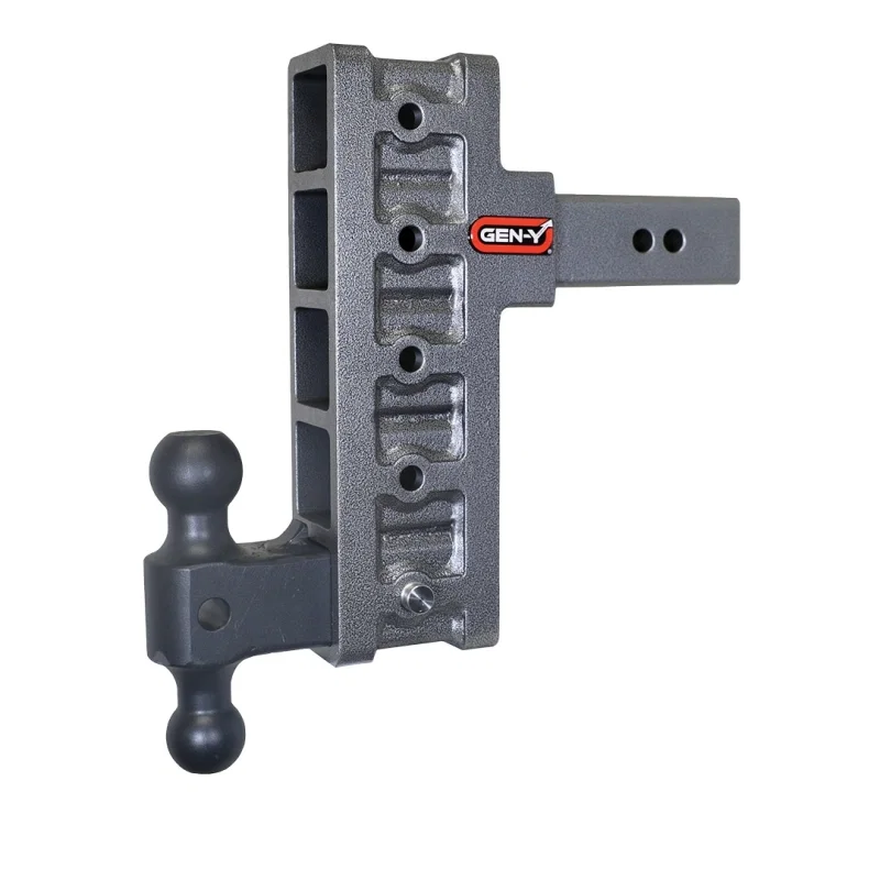 GEN-Y Hitch GH-915, Mega Duty 2.5in Shank 9in Offset Drop 3K TW 21K Hitch w/GH-061 Dual-Ball