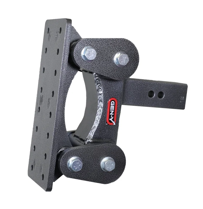 GEN-Y Hitch GH-1301, The Boss Torsion-Flex Pintle Plate 2.5in Shank 6.5in Drop 2.4K TW 21K Hitch