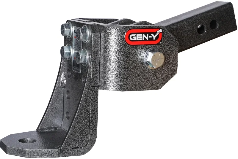 GEN-Y Hitch GH-12005, Glyder Torsion-Flex 2in Shank 6in Drop 7K Hitch w/Ball Platform/1in Diameter Mounting Hole