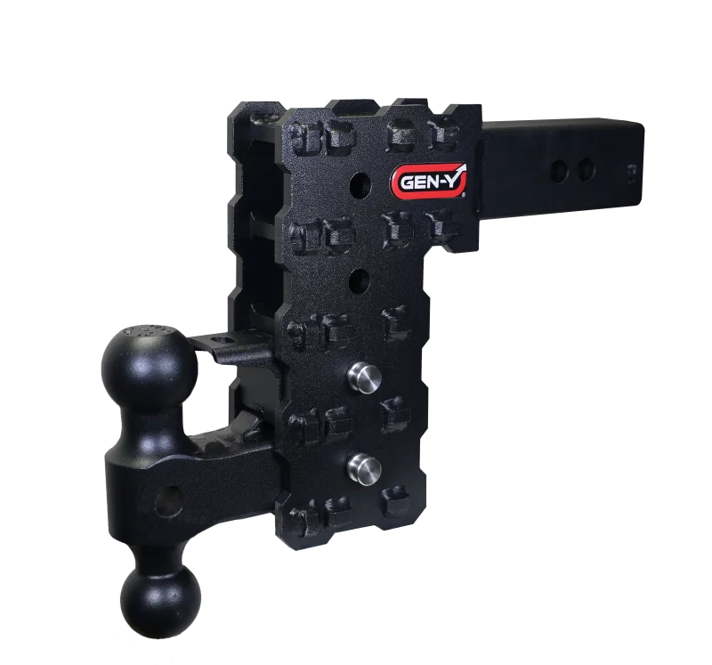 GEN-Y Hitch GH-2424X, Phantom-X 2.5in Solid Shank 7.5in Drop 1.6K TW 16K Hitch w/GH-051 & GH-032 (No Flat Towing)