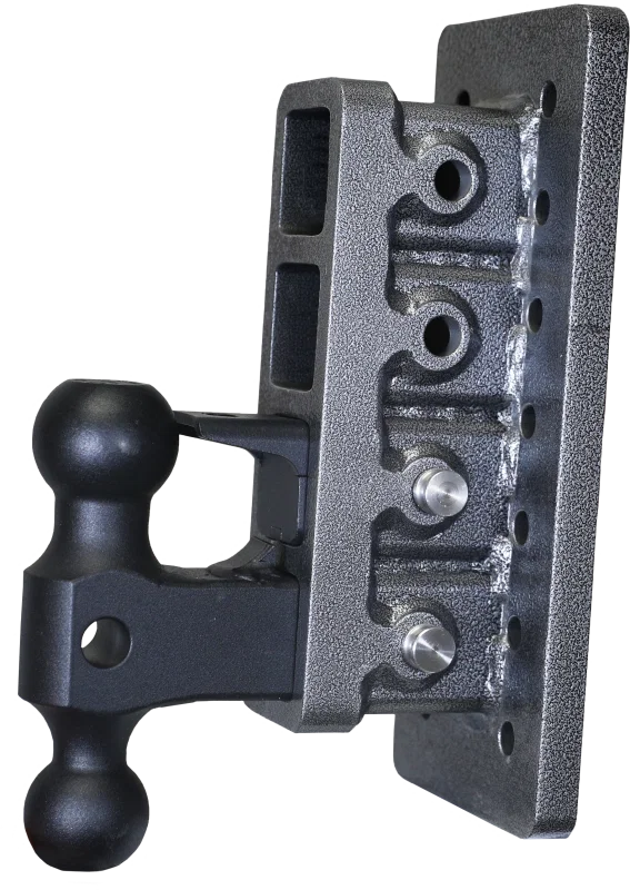 GEN-Y Hitch GH-124, Mega Duty 2in Bolt-On 7.5in Drop 2K TW 16K Hitch w/GH-051 Dual-Ball/GH-032 Pintle Lock