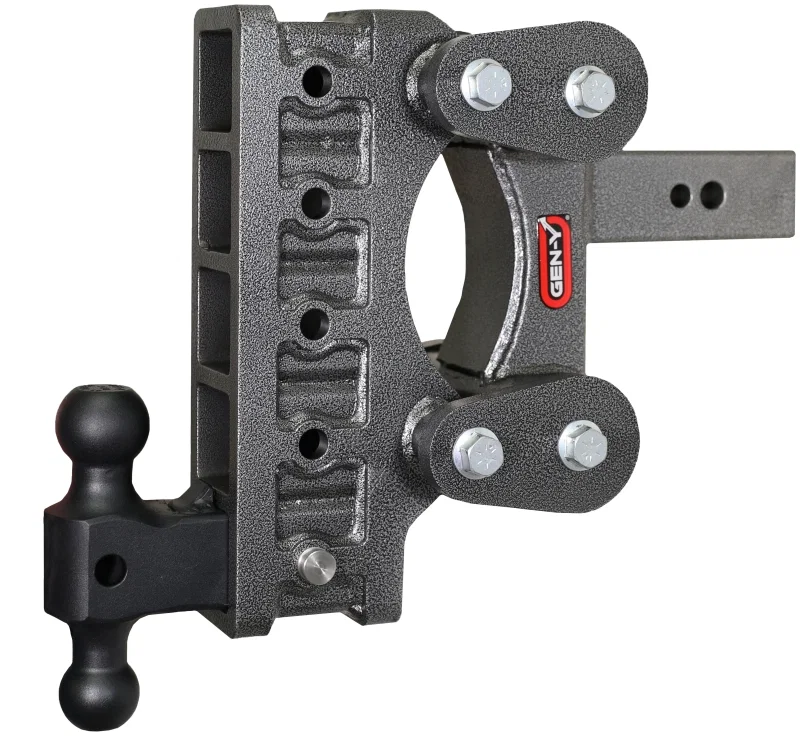 GEN-Y Hitch GH-2115, The Boss Torsion-Flex 2.5in Shank 9in Drop 3.5K TW 32K Hitch w/GH-0161 Dual-Ball