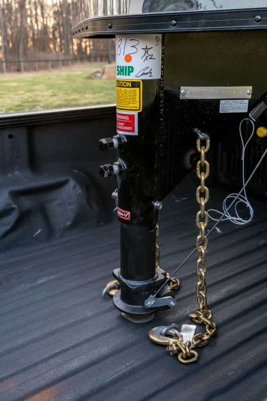 GEN-Y Hitch GH-7101, Viking 4in Square Tube Gooseneck Static Hitch w/SnapLatch 2-5/16in Coupler 8.5K TW 30K